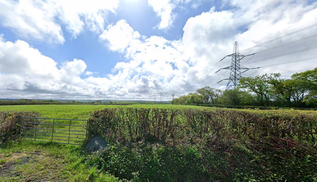 Substation will be in this field